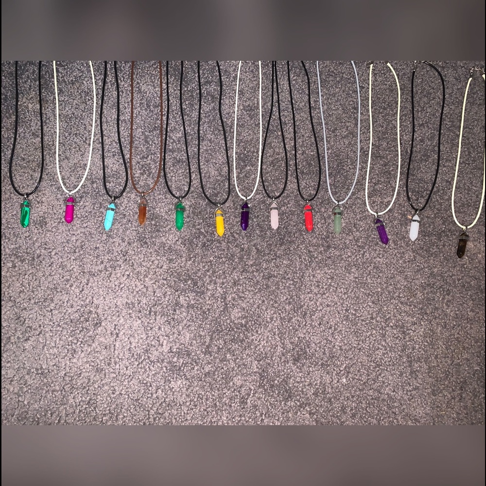crystal necklace bundle